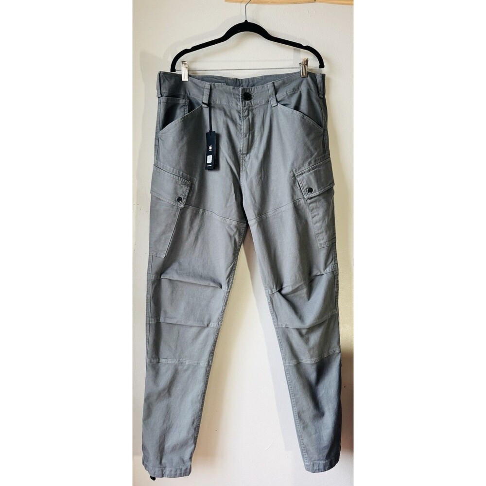 G-Star Raw Men's Rovic Zip 3D Straight Tapered Cargo Pant 36/36-Gray
